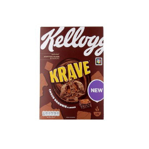 Kellogg's Krave Choco Brownie Flavour Cereals 375g