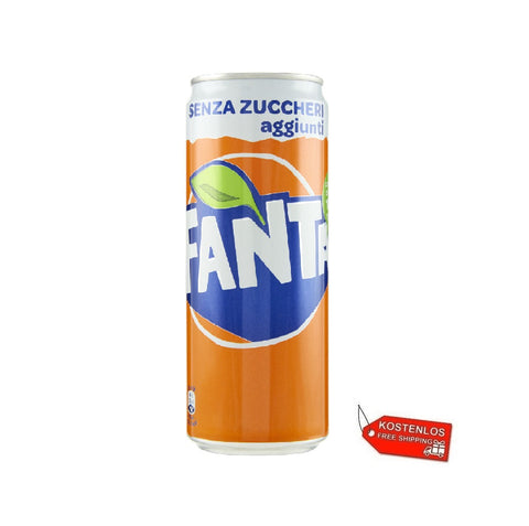 24x Fanta Orange Zero Fanta Orange zero sugars  330ml