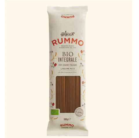 5x Rummo Linguine N°13 Bio Integrale 100% Italian wheat pasta 500g