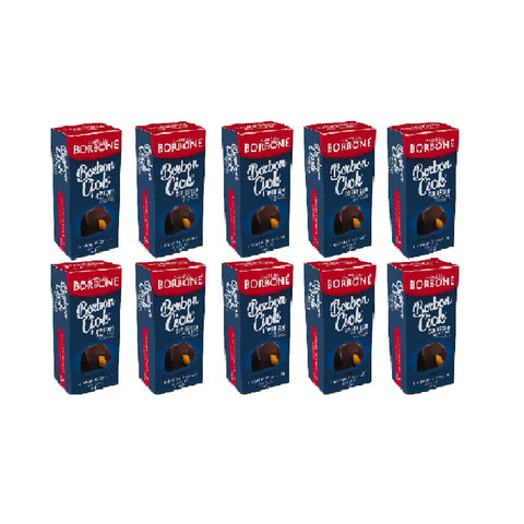 10x Borbone BorbonCiok ripieni di Caffè Chocolates filled with liquid coffee 31.5g