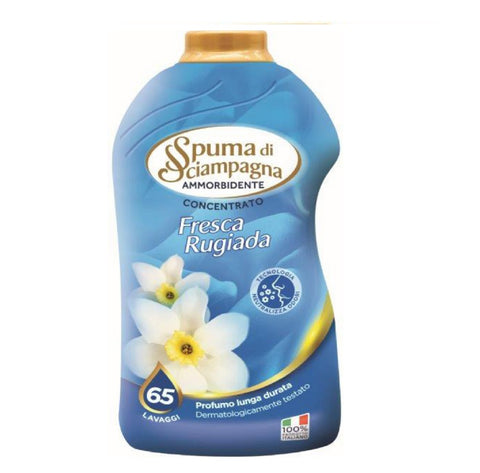 Spuma di Sciampagna Ammorbidente Concentrato Fresca Rugiada Concentrated Fabric Softener 1300ml