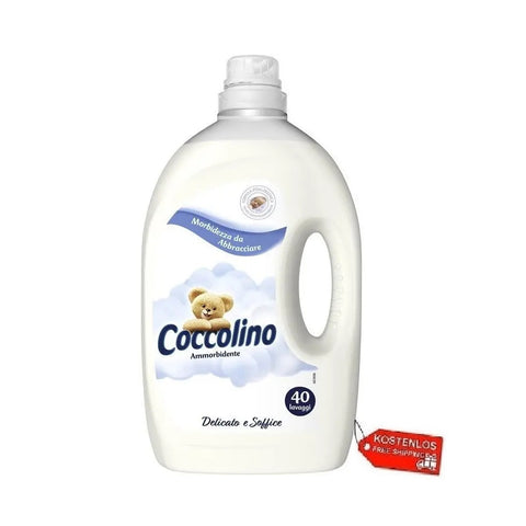 4x Coccolino Ammorbidente Delicato E Soffice Laundry softener 3 Liters - 40 Washes -