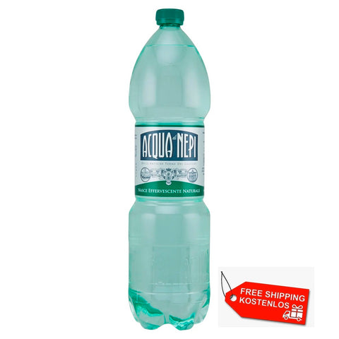 Acqua di Nepi acqua minerale effervescente naturale natural effervescent mineral water PET 12x1,5 l