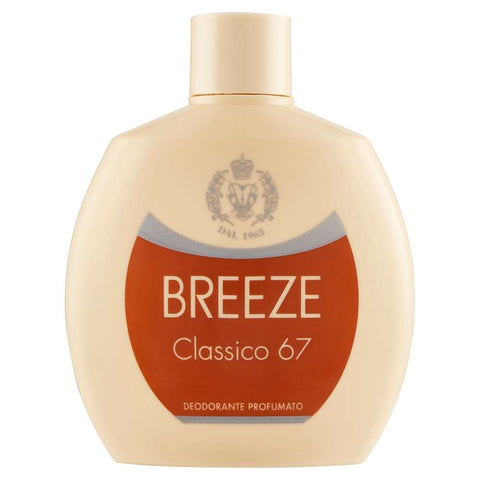 3x Breeze Classico 67 deodorant squeeze no gas 100g