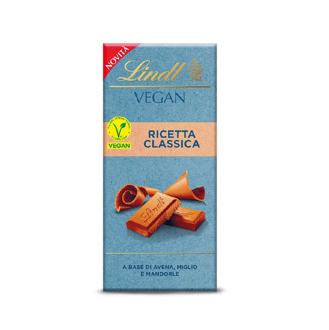 5x Lindt Tavoletta Vegan Classica Classic vegan chocolate bar 100gr