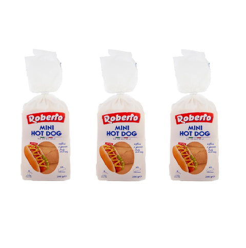 3x Roberto Mini Hot Dog 300g