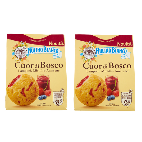 2x Mulino Bianco Cuor Di Bosco 300gr