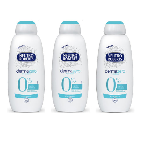 3x Neutro Roberts Dermazero Micellare Dermatological shower gel 450 ml