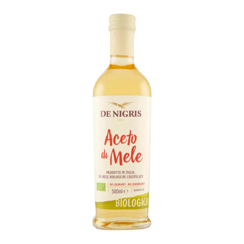 De nigris aceto di mele bio organic apple cider vinegar 500ml in glass