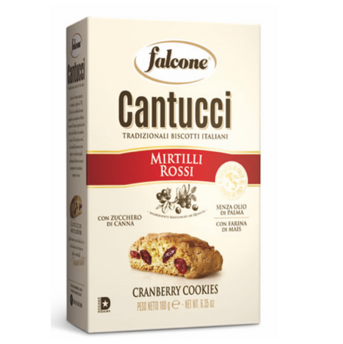 12x Falcone Cantucci Mirtilli rossi cranberry biscuits 180gr