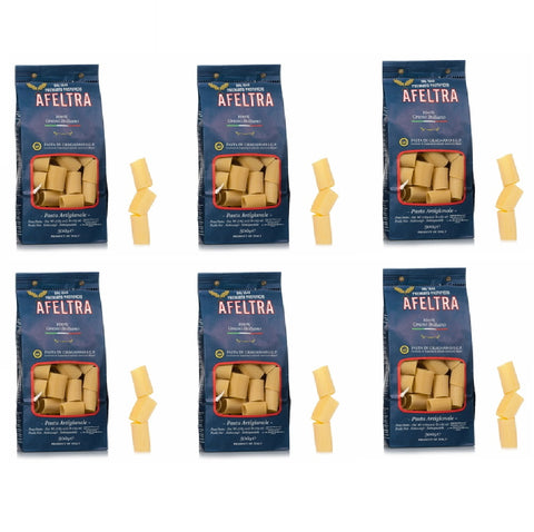 6x Afeltra Paccheri 100% Italian wheat artisanal pasta 500gr