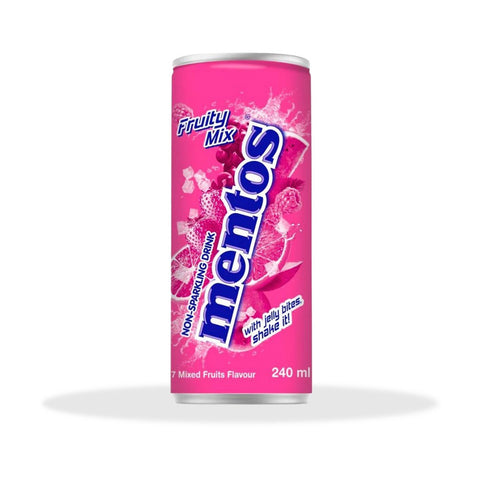 6x Mentos Fruity Mix fruit flavored drink mix 240 ml