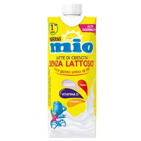 Nestlè MIO Latte di Crescita Senza Lattosio lactose-free milk for children from 1 to 3 years 12x500ml