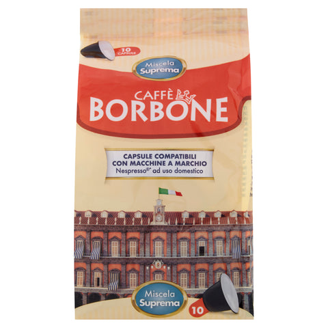 Borbone Miscela Suprema 10 Capsule Compatibili Nespresso 10 coffee capsules 50g