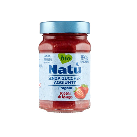 Rigoni di Asiago Natù marmellata alle Fragole BIO 240g - organic strawberry jam