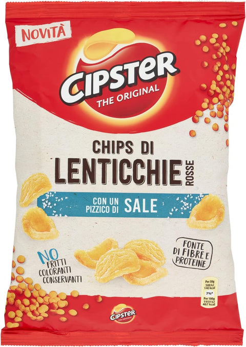 4x Cipster di Lenticchie Rosse al Sale with red lentils in salt 80g