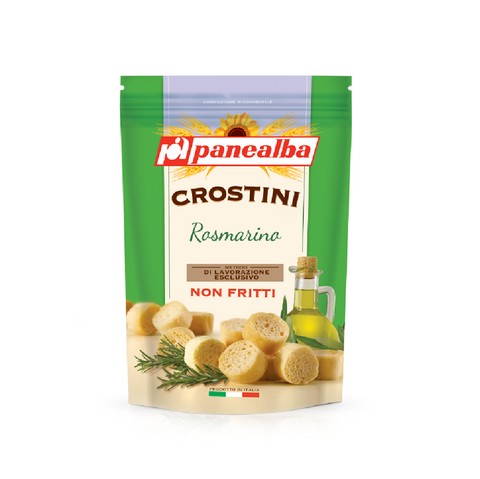 6x Panealba Crostini Rosmarino with rosemary 100g