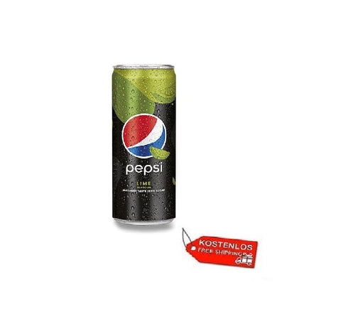 Pepsi Zero Lime tin can (24x33 cl)