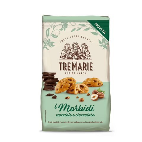 Tre Marie Frolle morbide alle Nocciole e Cioccolato soft shortcrust pastries with hazelnuts and chocolate 300g