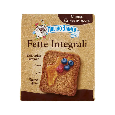 Mulino Bianco Fette Biscottate integrali Rusks Whole Grain Bread 315g