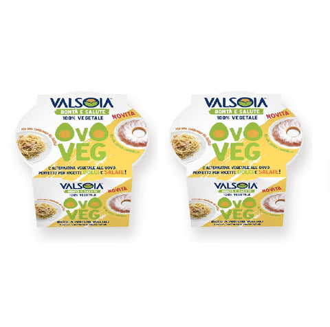 2x Valsoia Ovo Veg vegetable alternative to egg for dessert preparation 200gr