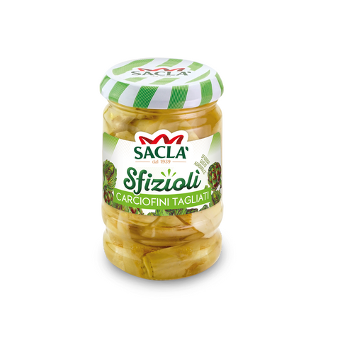 Saclà Sfiziolì carciofini tagliati cut artichokes 205g