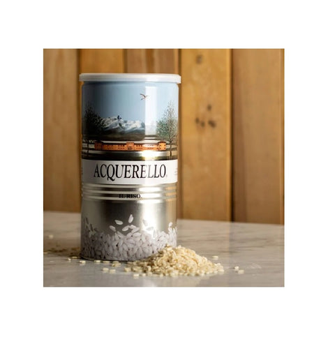 Riso Acquerello in latta rice in tin 1Kg