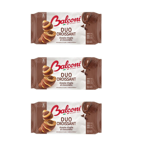 3x Balconi Croissant Duo Cacao  300gr