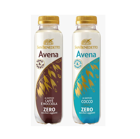 Test pack San Benedetto Avena Flavored oat drink two flavors 12x0.40L