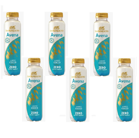 6x San Benedetto Avena Cocco Coconut Flavored Oat Drink 0.40L