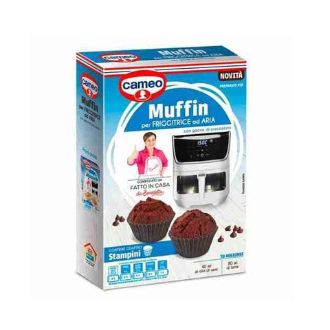 3x Cameo Preparato per Muffin con gocce di cioccolato per friggitrice ad aria Air Fryer Muffin Mix with Chocolate Chips 155g