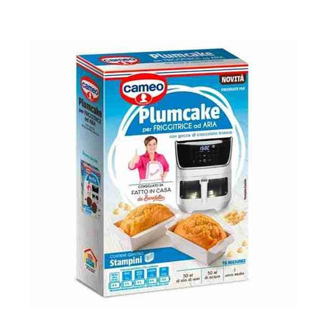 3x Cameo Preparato per Plumcake con gocce di cioccolato bianco per friggitrice ad aria Plumcake mix with white chocolate chips for air fryer 192gr