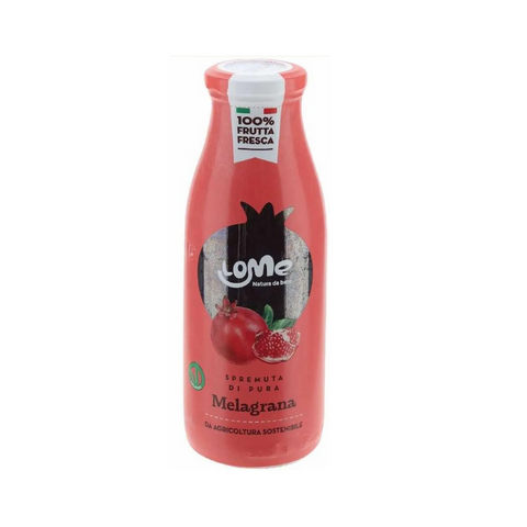 3x Lome spremuta di melagrana pomegranate juice in glass 500ml