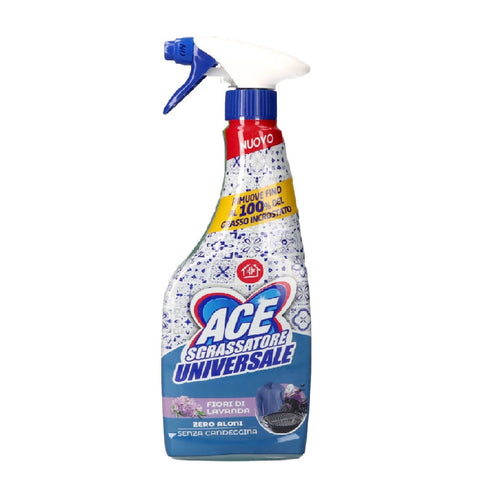 ACE Spray Sgrassatore Universale Fiori di Lavanda Senza Candeggina Universal degreaser spray 600ml