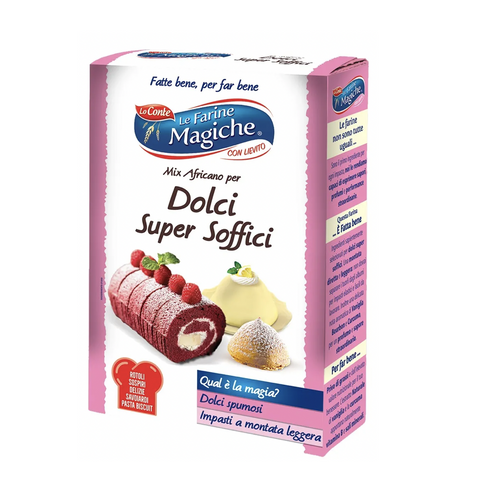 3x Lo Conte Le Farine Magiche Mix Africano per Dolci Super Soffici flour for super soft cakes 1kg