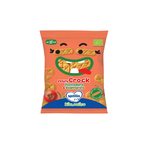 Mellin Minicrock Pomodoro E Rosmarino tomato and rosemary based snack 5x30gr