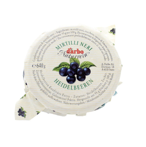 D'arbo Gusto Infinito confettura ai mirtilli neri blackberry jam 640g