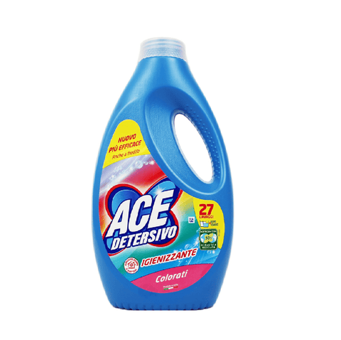 ACE Detersivo Igienizzante Colorati Liquido detersivo lavatrice Liquid detergent 1350ml