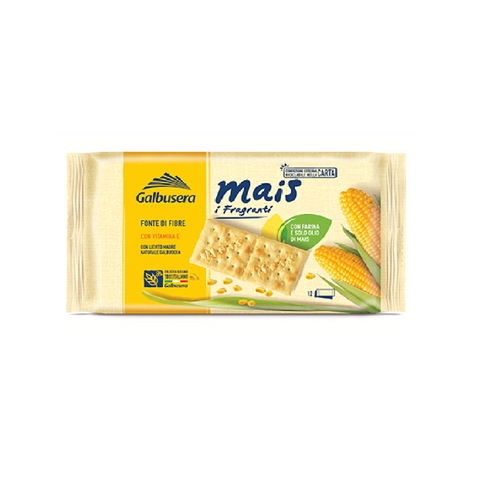 Galbusera Mais i Fragranti con Farina e Solo Olio di Mais crackers with flour and only corn oil 400g