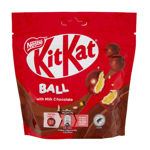 15x Kit Kat Ball Milk Chocolate Wafer Balls Covered With Milk Chocolate 140 gr