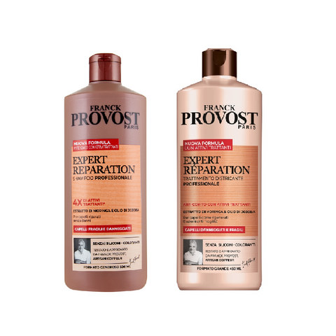 Kit Franck Provost Expert Reparation professional shampoo and conditioner for damaged hair 450ml