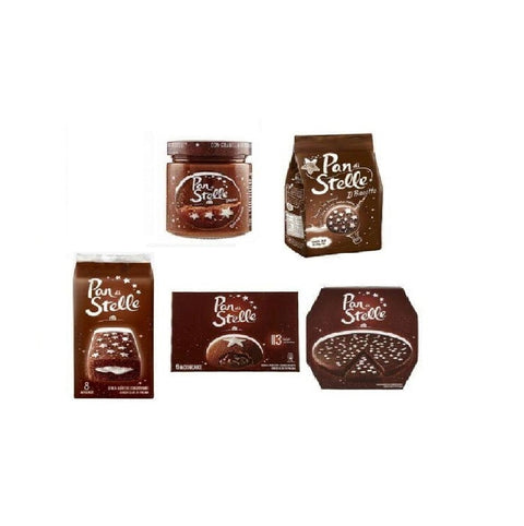 Test Pack biscuits, cakes, mooncakes, snacks, cream Mulino Bianco Pan di Stelle 5x pieces