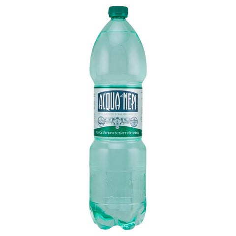 Acqua di Nepi acqua minerale effervescente naturale natural effervescent mineral water PET 6x1,5 l