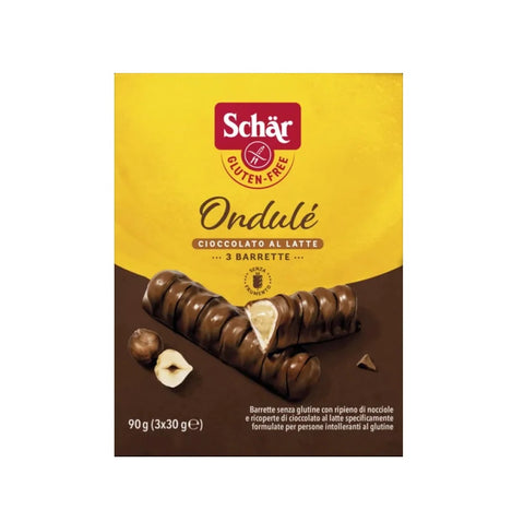 3x Schar Ondulè chocolate bar 90gr