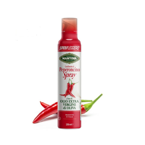 Fratelli Mantova Peperoncino spray in olio extravergine di oliva 200ml - Chili pepper spray in extra virgin olive oil