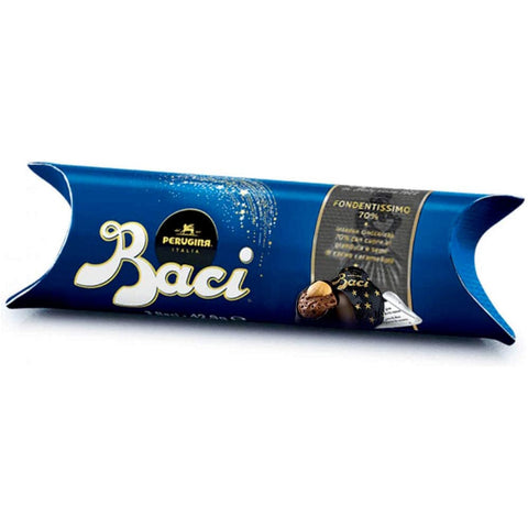 3x Baci Perugina Cioccolato Fondentissimo Dark Chocolate 70% Tubino 37,5 g