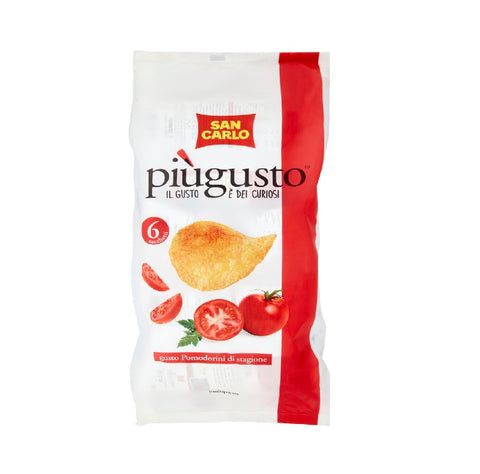 4x San Carlo Pomodorini di Stagione Tomato Flavored Chips 150gr