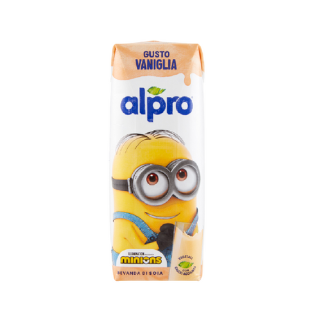 ALPRO Minions Gusto Vaniglia Vegetable Drink, Vanilla Flavored Soy 15x 250ml