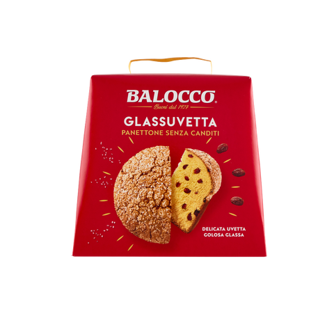 Balocco Panettone Glassuvetta Senza canditi Without candied fruit 750g