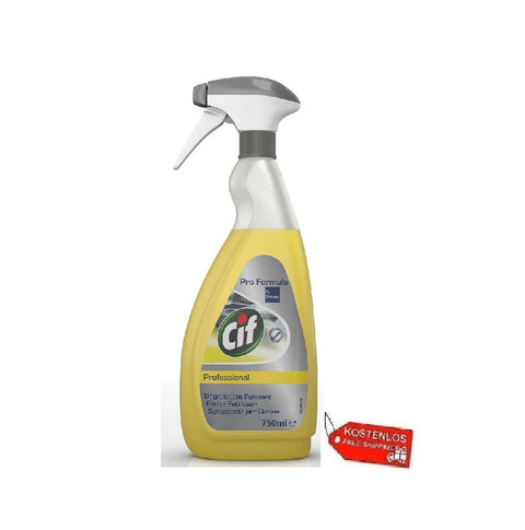 6x CIF PROFESSIONAL SGRASSATORE CUCINA  KITCHEN DEGREASER 750 ML